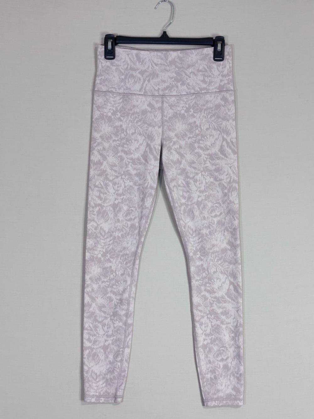 Athleta Elation Textured Leggings Pink High Rise Yoga Pants M Soft